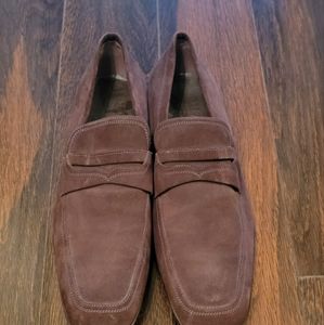 Ferragamo suede dress shoes
